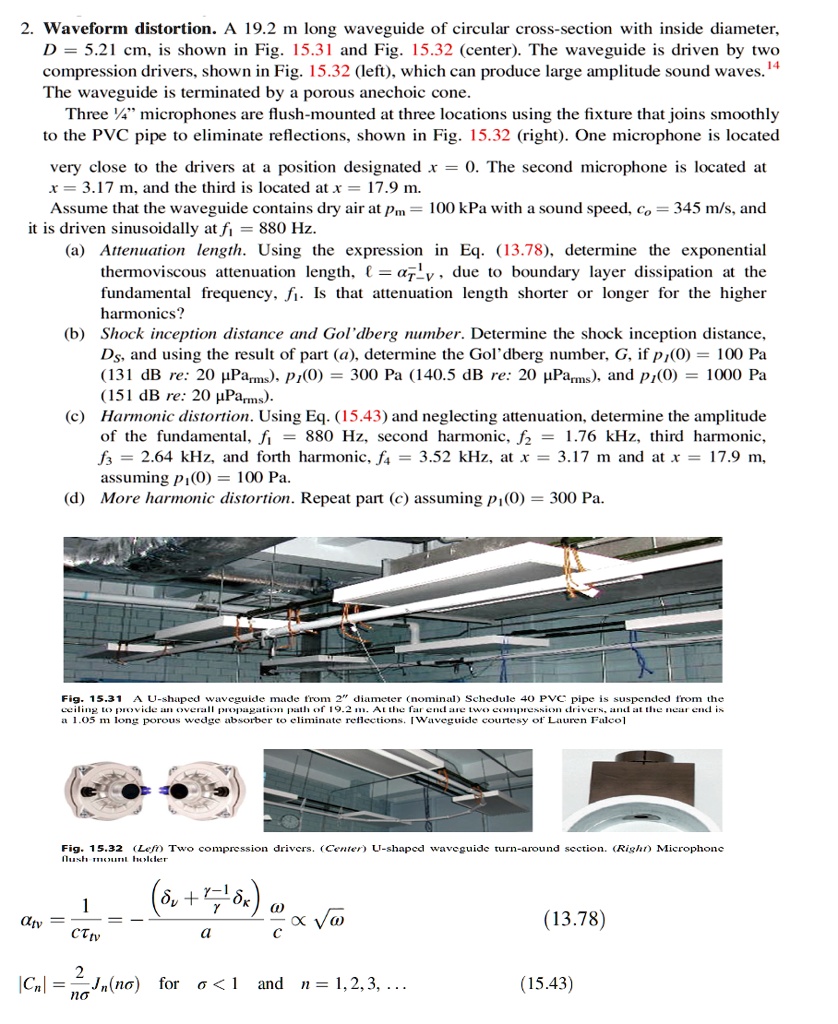 2 waveform distortion a 192 m long waveguide of circular cross section ...