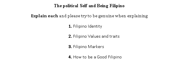 filipino culture self and identity essay