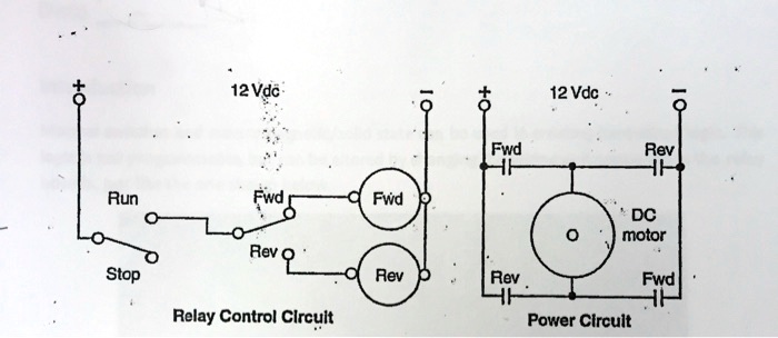 SOLVED: If the DC motor can work (rotate) in both directions while it ...