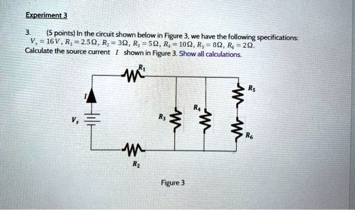 experment 3 5 points in the circuit shown below in figure 3we have the ...