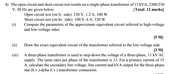 solved-the-open-circuit-and-short-circuit-test-results-on-single-phase