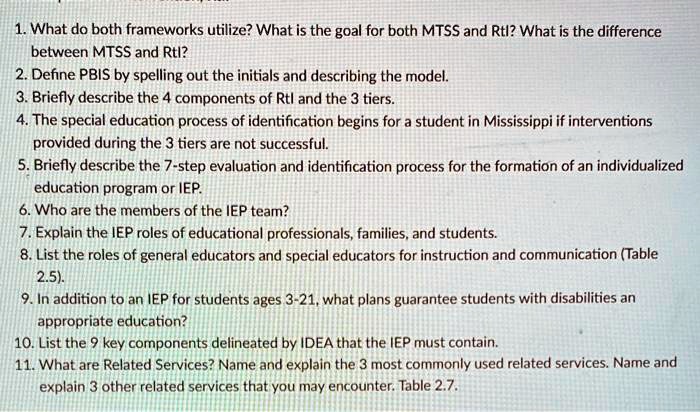 What Is The Goal For Both Mtss And Rti