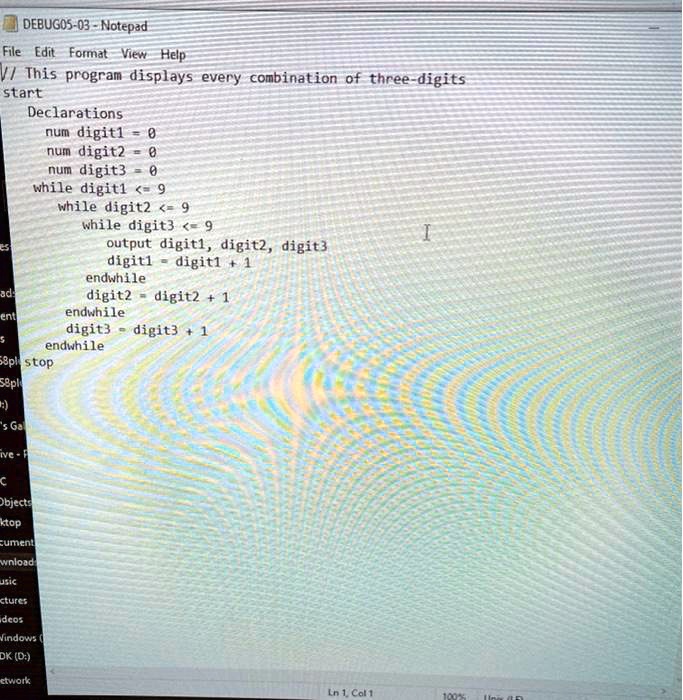 SOLVED: Help me debug this. will leave review! DEBUGO5-03-Notepad File ...