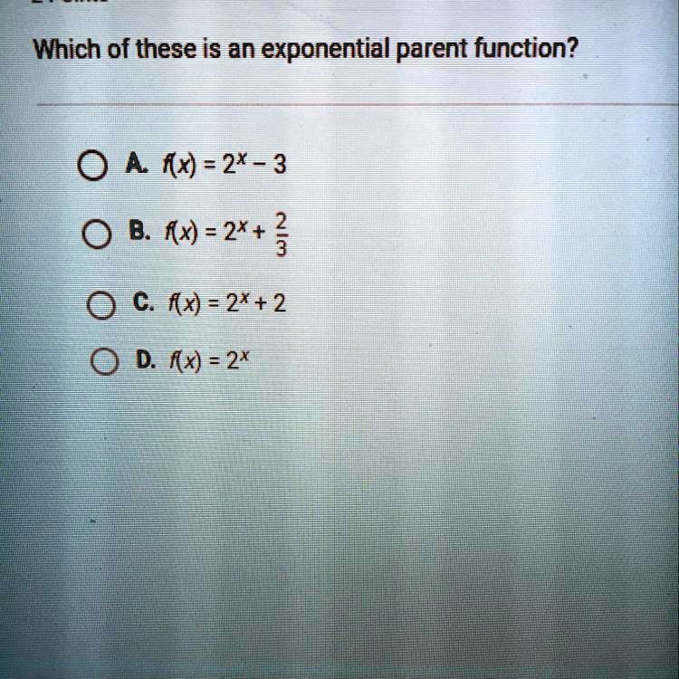 What Is A Parent Function? 
