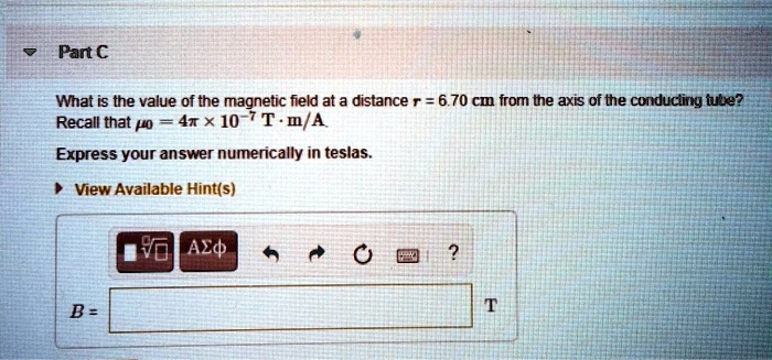 pant what is the value of the magnetic field at a distance r 670 cm ...