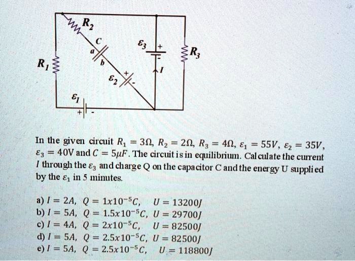 Solved Rz R In The Given Circuit R 30 Rz Rz 4 A 1 S5v Ez 35v 40v And A Suf Tle Circuit