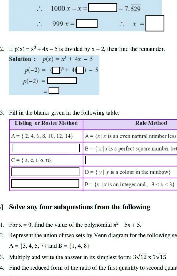 Solved Only The Last One Of Table No Spam 1000 X X 7 529 999 X If P X X 4x 5 Is