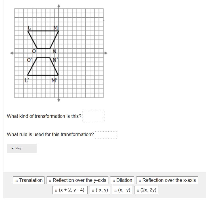 What kind of transformation is this? What rule is used for...