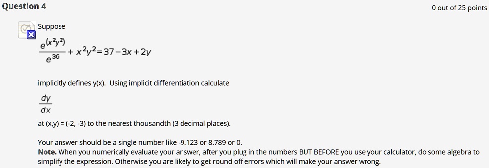 Implicit differentiation calculator