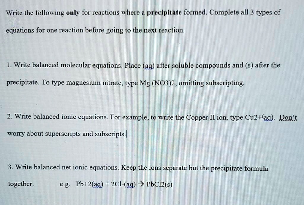 solved-write-the-following-only-for-reactions-where-pracipitate