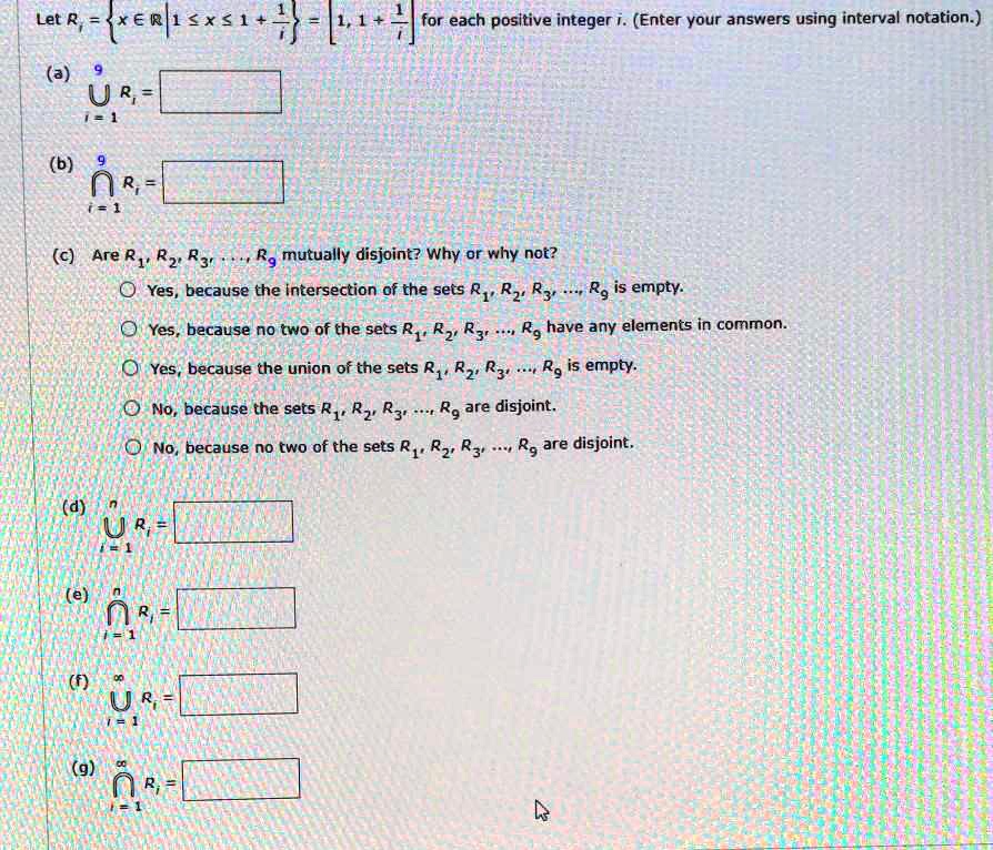 let r xerlisxs11 for each positive integer enter your answers using ...