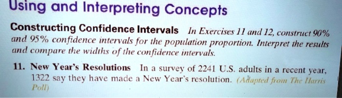 using and interpreting concepts constructing confidence intervals in ...