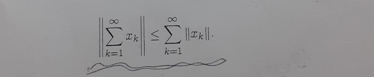 ( left|sumk=1^infty xkight| leq sumk=1^inftyleft|xkight| )