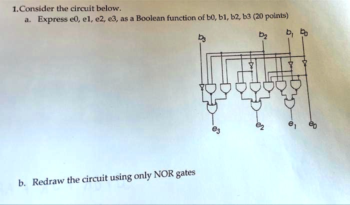 VIDEO Solution: Consider The Circuit Below. A. Express E0, El, E2, E3 ...