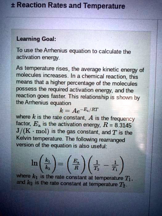 Why Do Chemical Reactions Require Energy Of Activation