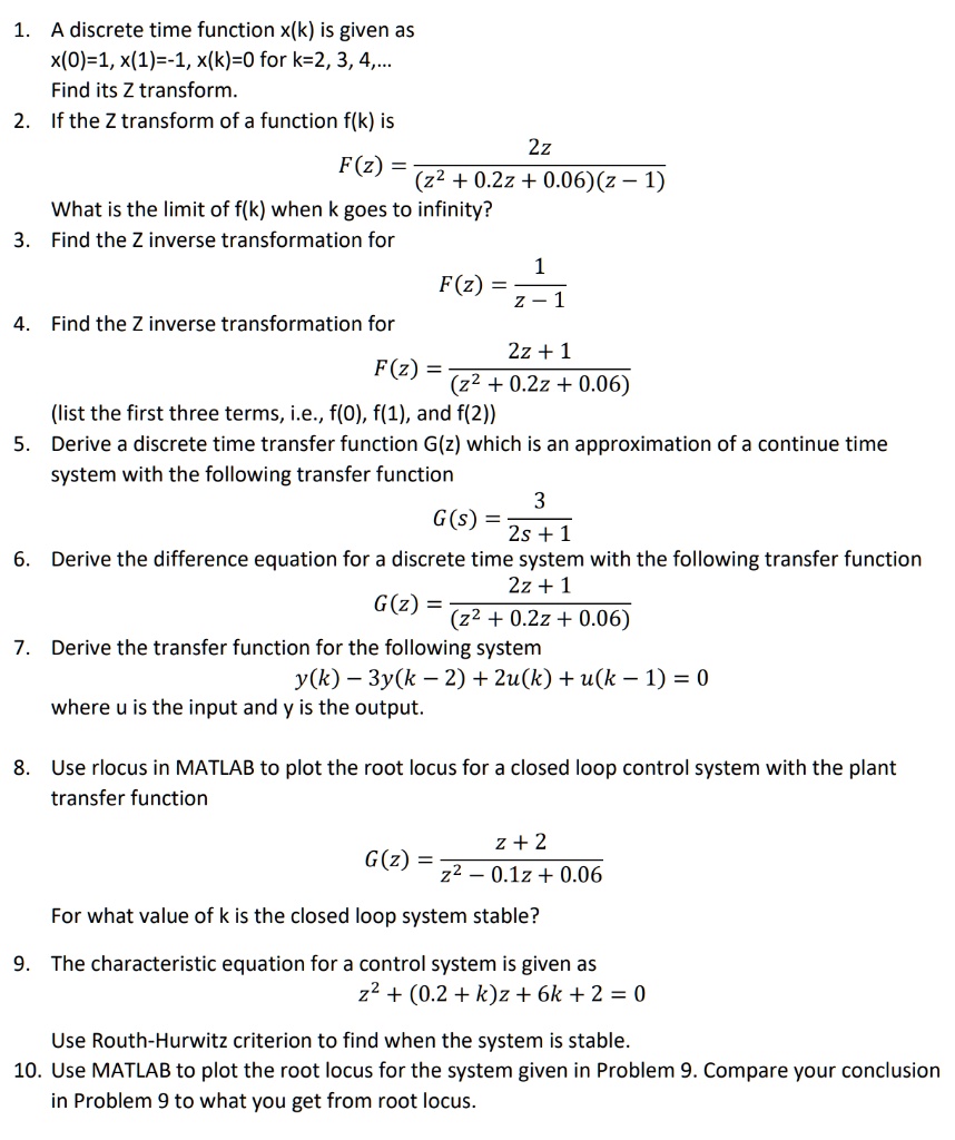 solved-1-a-discrete-time-function-x-k-is-given-as-x-0-1-x1-1-xk