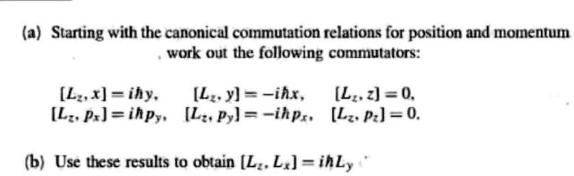 Starting With The Canonical Commutation Relations For Position And ...