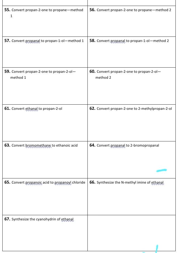 convert propan 1 ol to propan 2 ol and vice versa