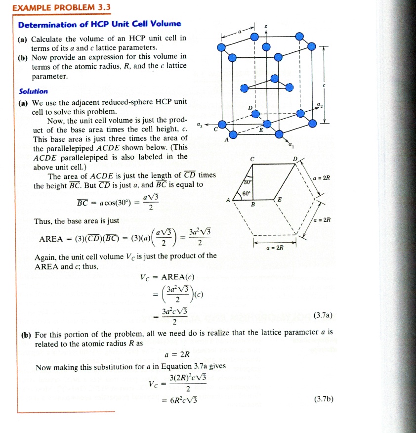 solved-text-example-problem-3-3-determination-of-hcp-unit-cell-volume