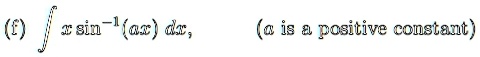 e 1 sin ia2 d c is positive constazt 08104