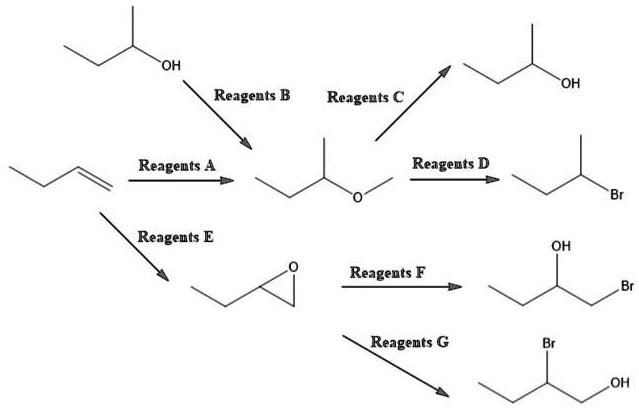 SOLVED: OH OH Reagents B Reagents C Reagents D Reagents Reagents E HO ...