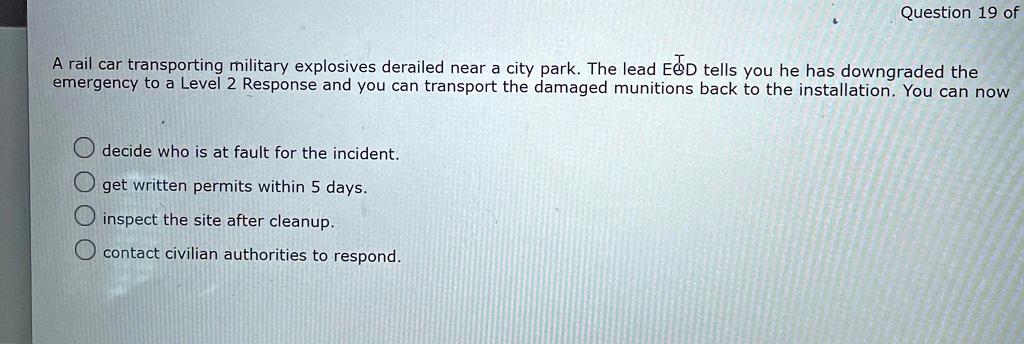 A Rail Car Transporting Military Explosives Derailed: Complete Guide & Key Details