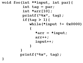 SOLVED: Please plot the stack frame of the foo function before it ...