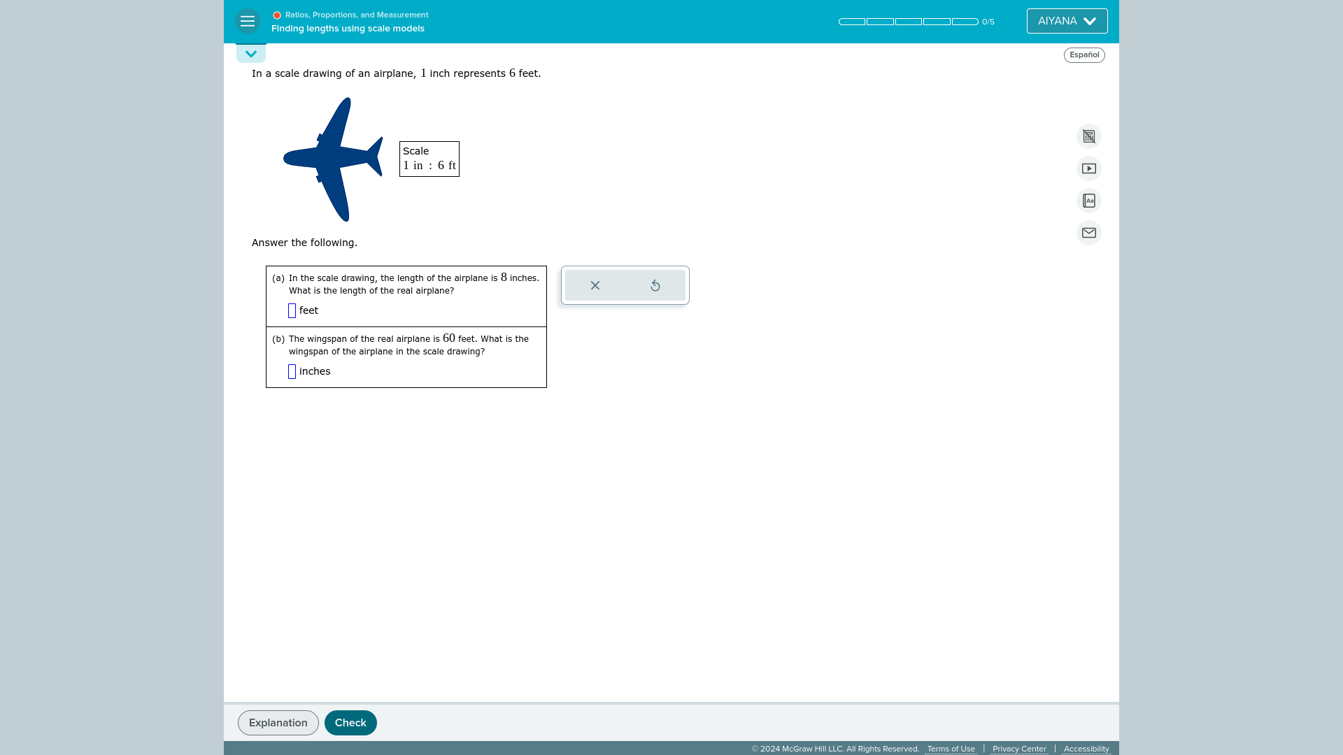 SOLVED Ratios, Proportions, and Measurement Finding lengths using