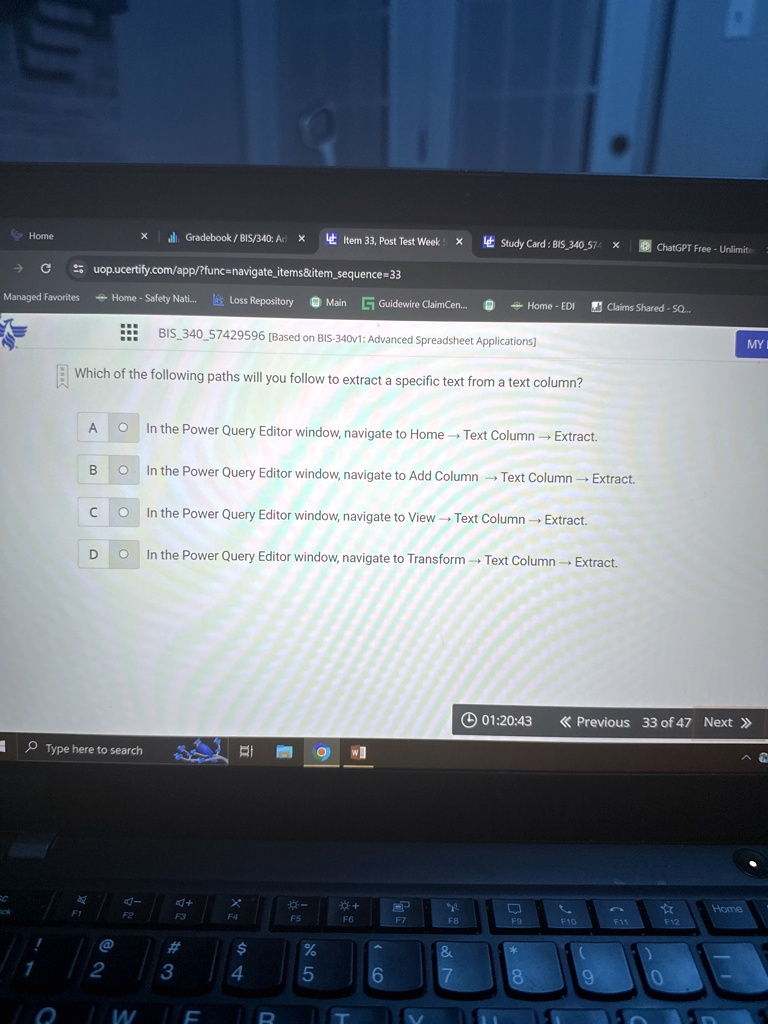 solved options [is Images High Quality Grahic SOLVED: BIS34057429596 [Based on BIS-340v1: Advanced Spreadsheet ...