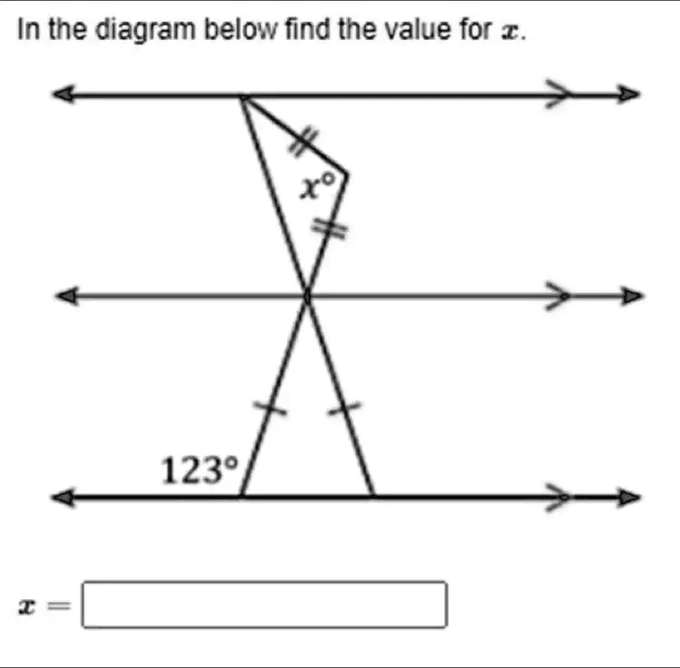 solved-in-the-diagram-below-find-the-value-for-x-1230-i