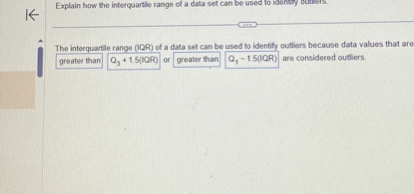 SOLVED: Explain how the interquartile range of a data set can be used ...