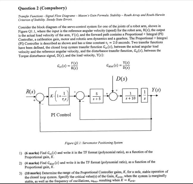 SOLVED: Transfer Functions - Signal Flow Diagrams - Mason's Gain ...