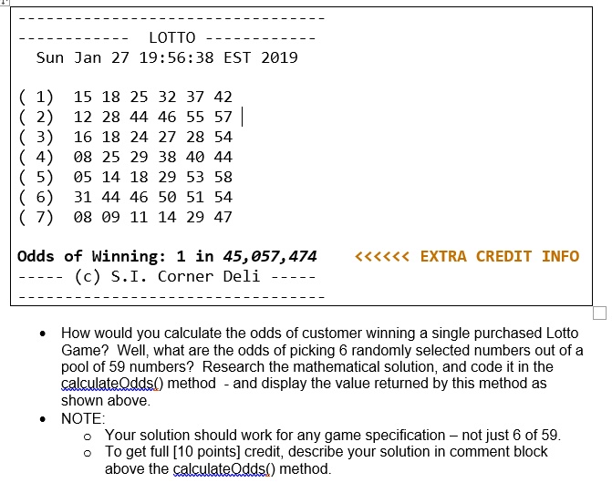 Lotto numbers for on sale april 27 2019