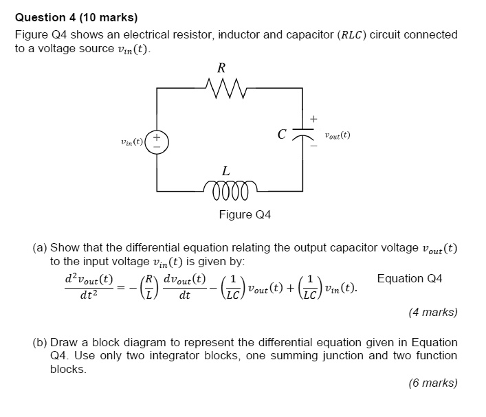 SOLVED: Question 4 (10 marks) Figure Q4 shows an electrical resistor ...