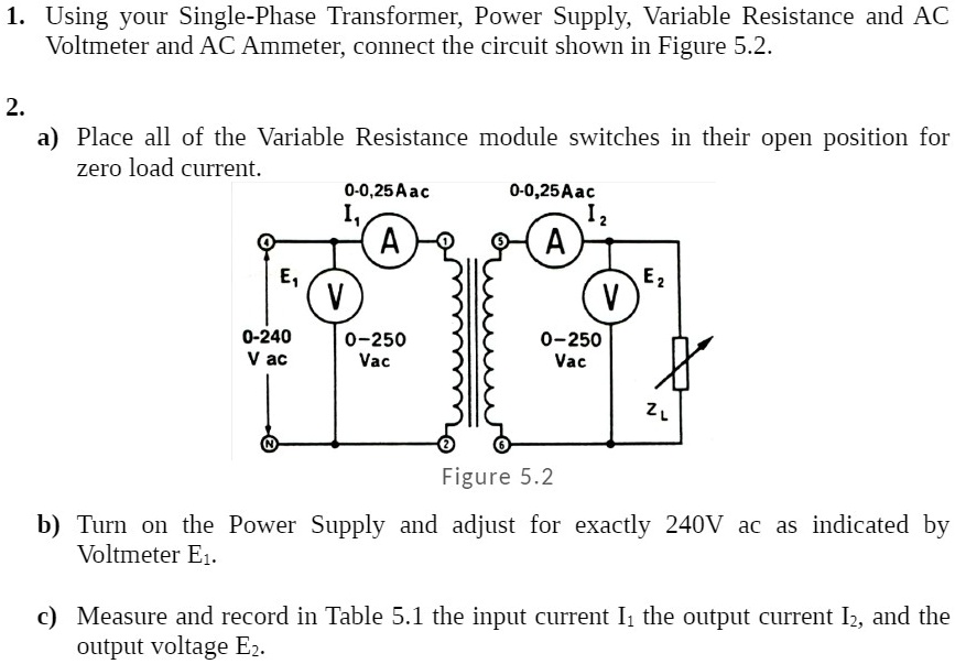 VIDEO solution: 1. Using your Single-Phase Transformer; Power Supply ...