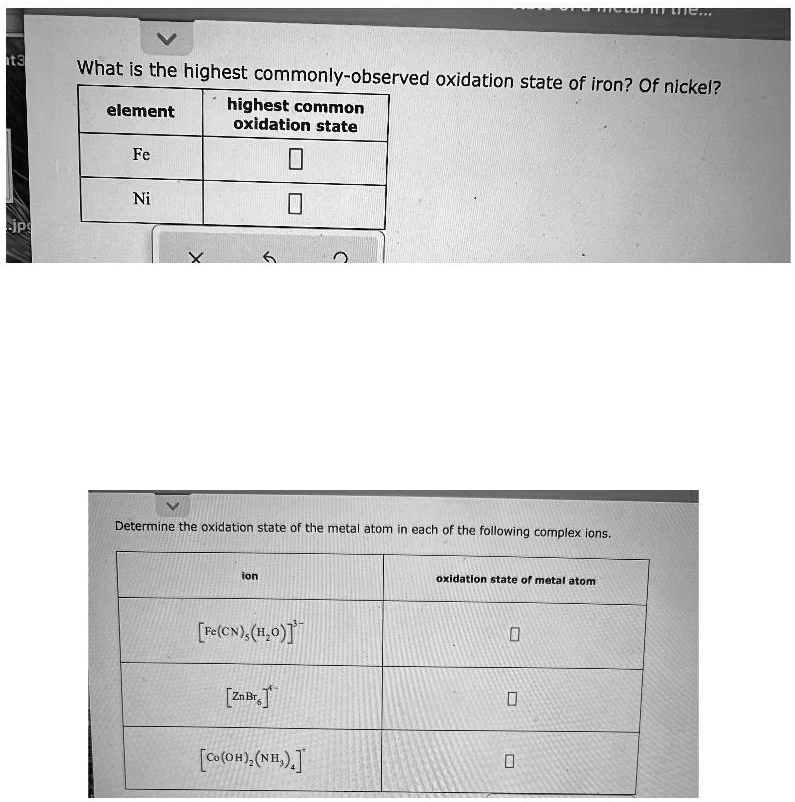 the highest oxidation state shown by element with atomic number 23 is
