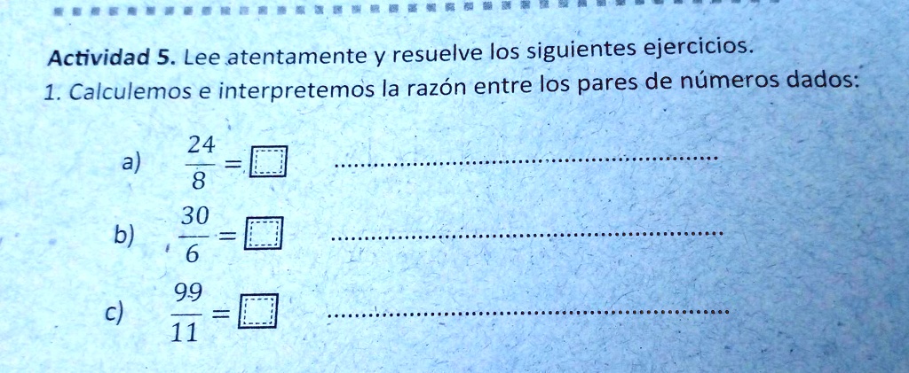 hallar la razón aritmética y geométrica de 11 12 y 5 6