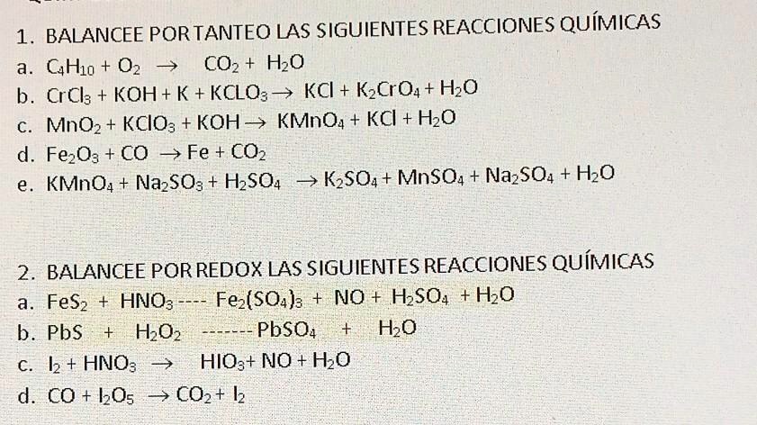SOLVED: alguien me podría ayudar por favor con esto de química 1