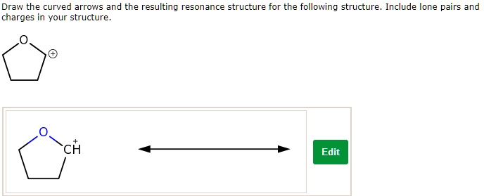 Solved Draw The Curved Arrows And The Resulting Resonance Structure