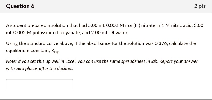 Solved 6. (2pts) In this lab, you set up and carried out a