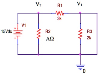 SOLVED: a) Find the value of V1 and V2. b) Calculate the equivalent ...