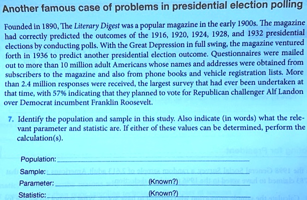 SOLVED Another Famous Case Of Problems In Presidential Election   472aec0bb4e24c769b2f771b104848d5 