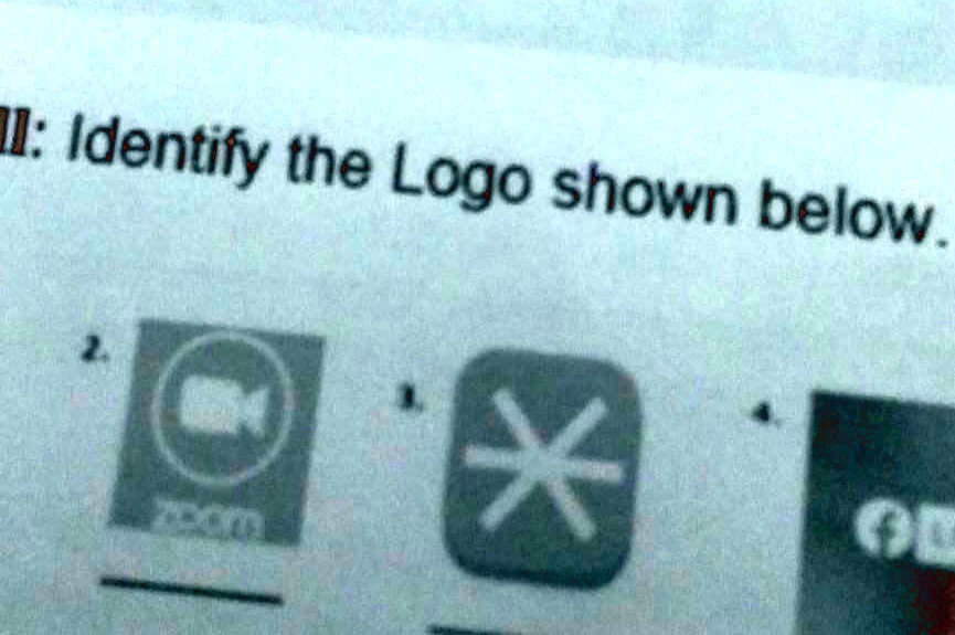 SOLVED: 'Identify the logo shown below I1: Identify the Logo shown ...