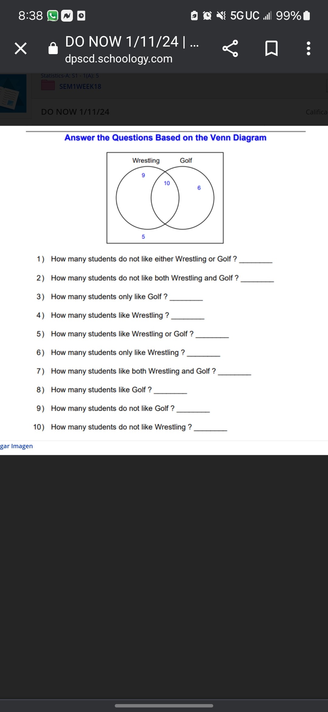 SOLVED 838 . DO NOW 1/11/24 StatisticsA