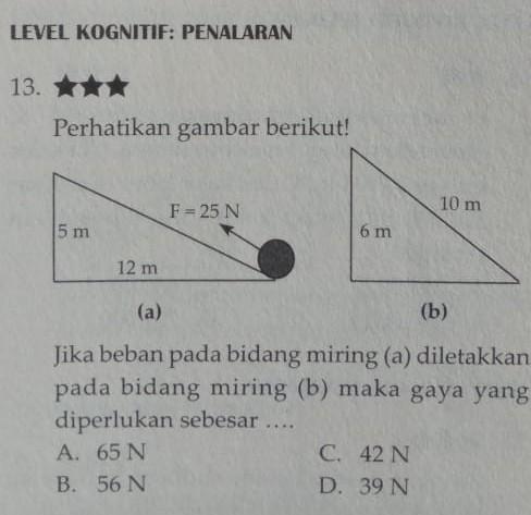 SOLVED: LEVEL KOGNITIF: PENALARAN 13. Perhatikan Gambar Berikut! (a) (b ...