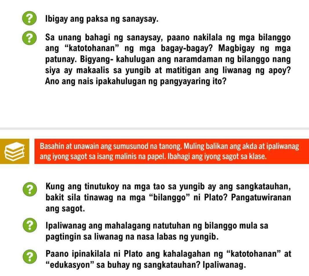 Solved Ibigay Ang Paksa Ng Sanaysay Sa Unang Bahagi Ng Sanaysay Paano Nakilala Ng Mga 8251