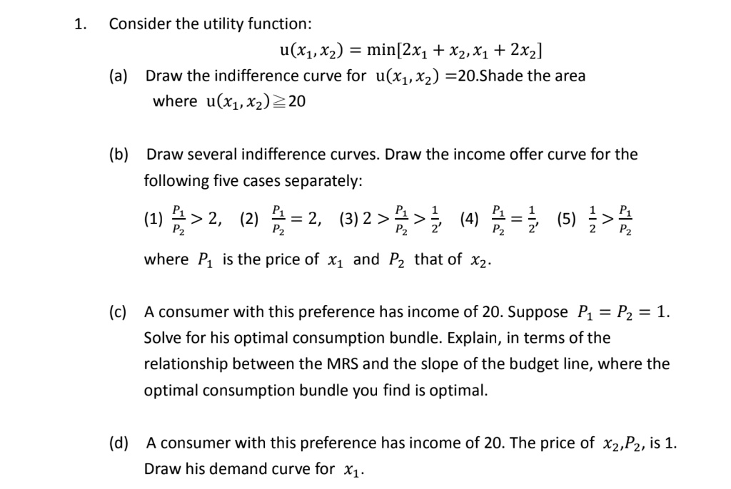 solved-consider-the-utility-function-u-x1-x2-min-2x1-x2-x1-2x2-a