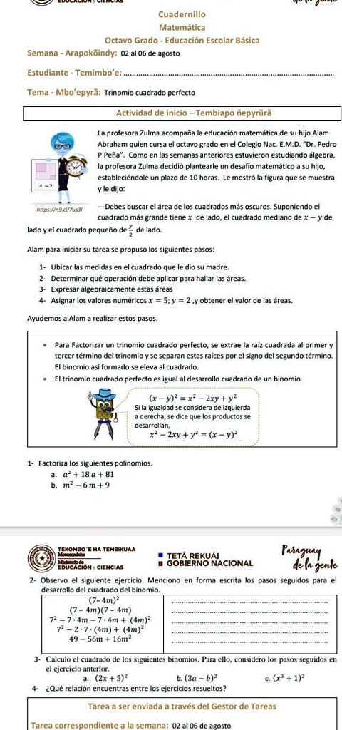 SOLVED: 1. Factorizar los siguientes polinomios Alguien me puede ayudar ...