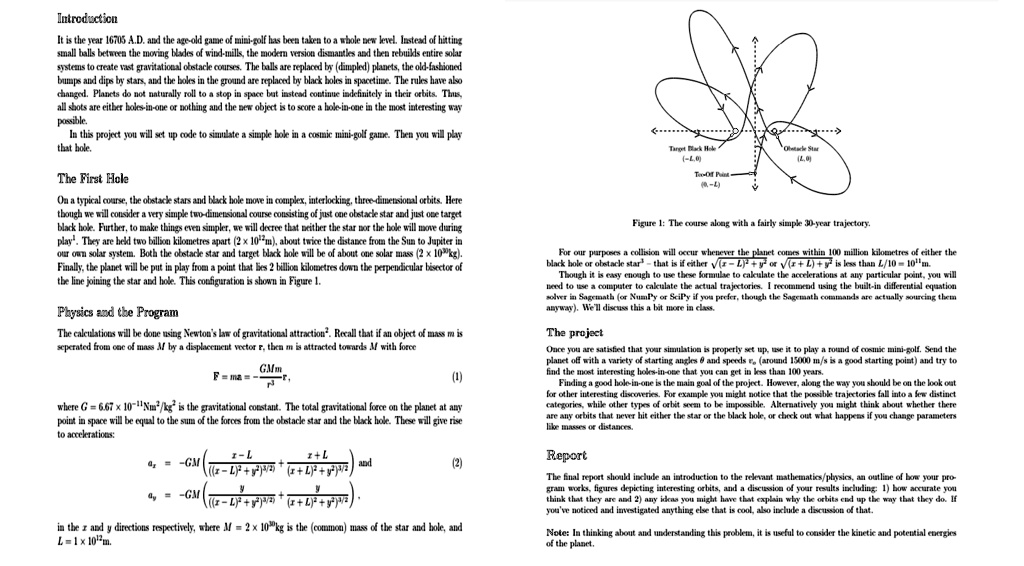 for this project can i get the details step by step you can use sagemath for differentiation how to set up the simulation and how does kinetic and potential energy help finding the solution  93238