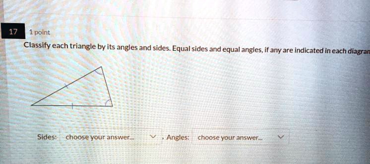 Solved Classify Each Triangle By Its Angles And Sides Sides Scalene Solved Classify Each Triangle By Its Angles And Sides Sides Scalene